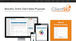 Desktop Screenshot of clientsky.com